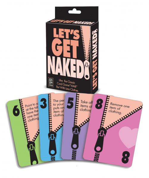 Let's Get Naked Party Card Game