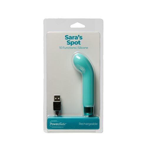 Powerbullet Saras Spot 4in 10 Function Bullet Teal