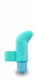 Pure Silicone Finger Vibe Blue