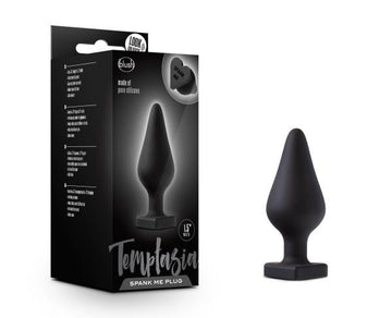 Temptasia Spank Me Butt Plug Black