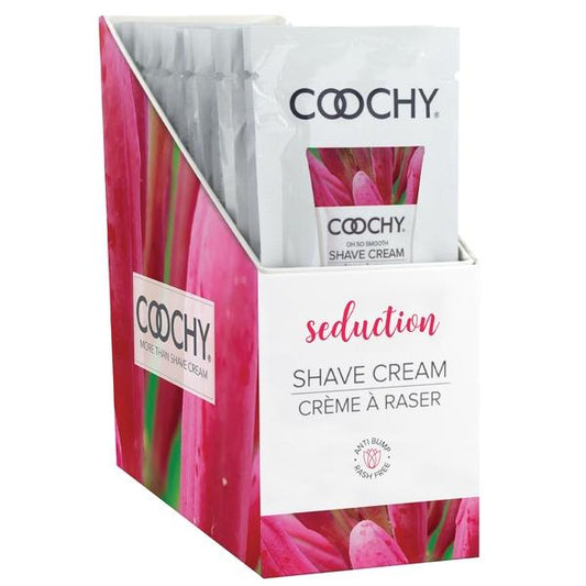 Coochy Shave Cream Seduction 15ml Foil Display