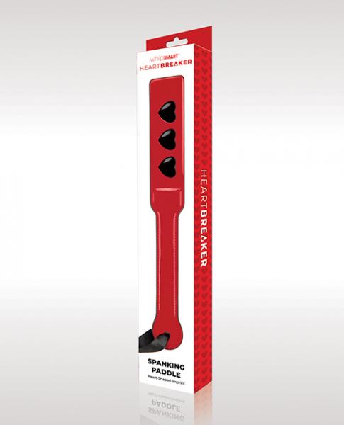 Whipsmart Heartbreaker Spanking Paddle - Red/black