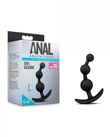 Blush Small Anal Beads - Black