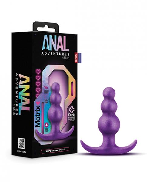 Blush Anal Adventures Matrix Supernova Plug - Purple