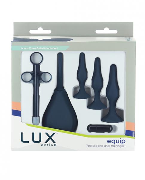 Lux Active Equip Silicone Anal Training Kit - Black