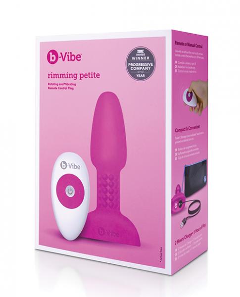 B-vibe Petite Rimming Plug - Fuchsia