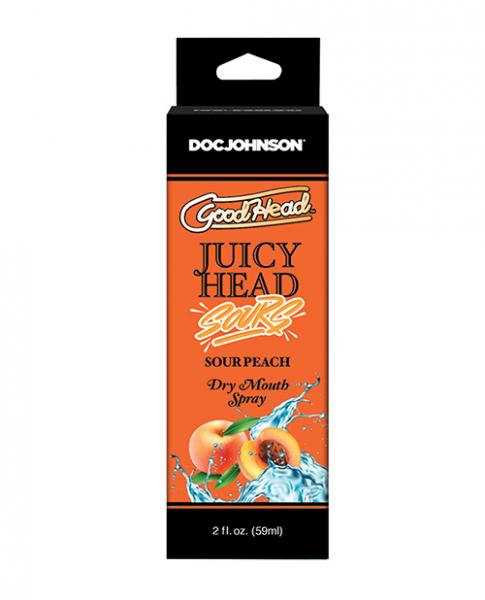 Goodhead Juicy Head Dry Mouth Spray - 2 Oz Sour Peach