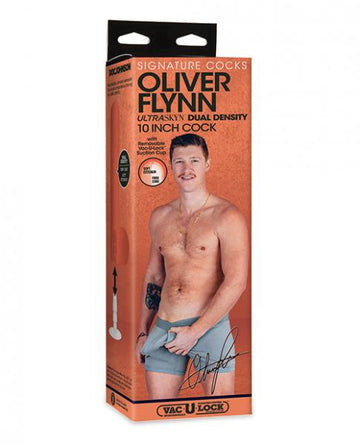 Signature Cocks Ultraskyn 10" Cock W/removable Vac-u-lock Suction Cup - Oliver Flynn