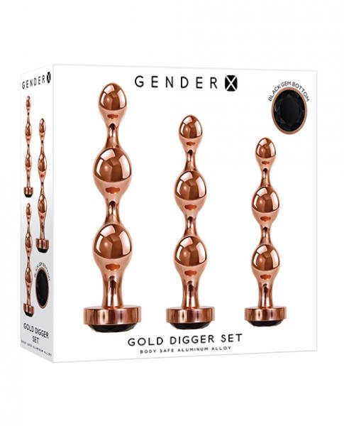 Gender X Gold Digger Set - Rose Gold/black