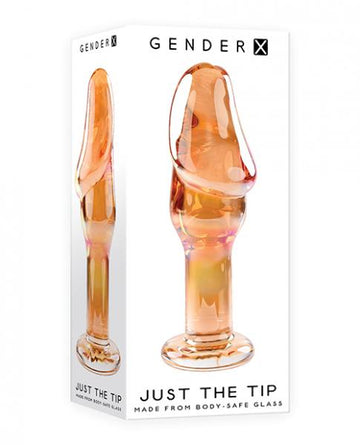 Gender X Just The Tip Glass Plug - Multi Color