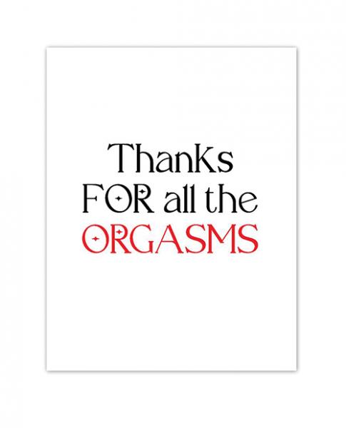 Orgasmic Greeting Card