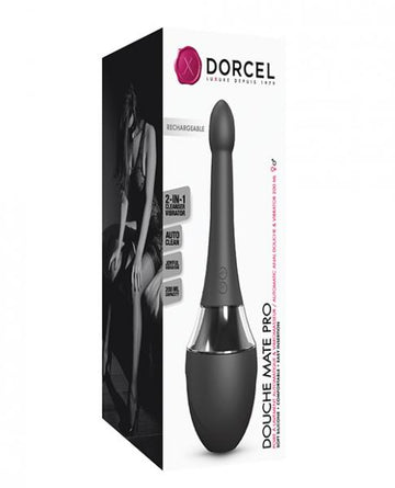 Dorcel Vibrating Douche Mate Pro - Black/silver