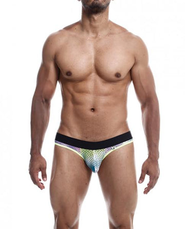 Male Basics Mob Aero Jock Green Dye Md