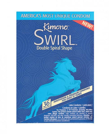 Kimono Swirl Condom  - Pack Of 36