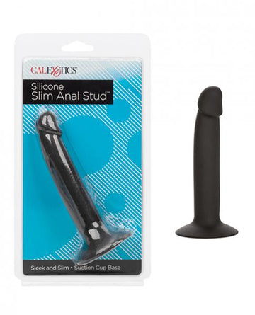 Silicone Slim Anal Stud - Black