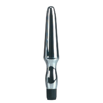 Vibrating Waterproof Anal Probe Silver