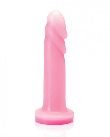 Tantus Flurry Silicone Dildo - Rose Quartz