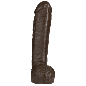 Vac-U-Lock 12" Realistic Hung Dong - Brown