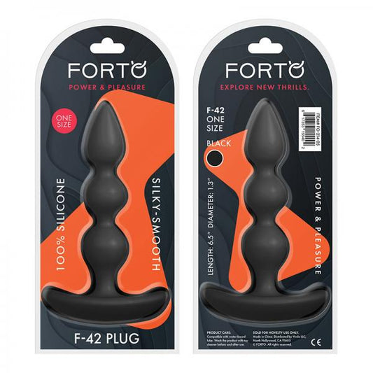 Forto F-42: Spiral Beads Black