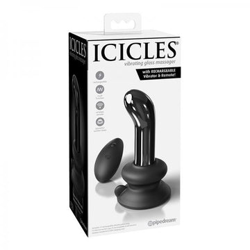 Icicles No 84 With Rechargeable Vibrator & Remote