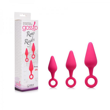 Gossip Rump Ringers Silicone Set Of 3 - Magenta