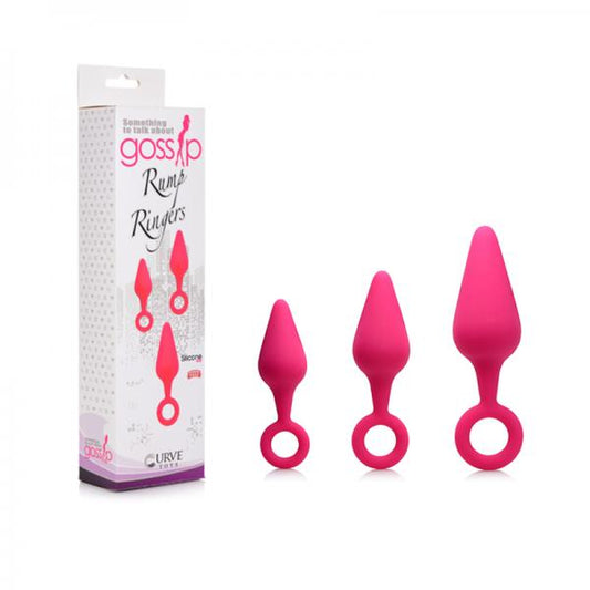 Gossip Rump Ringers Silicone Set Of 3 - Magenta