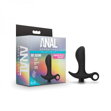 Anal Adventuresplatinum - Silicone Vibrating Prostate Massager 01 - Black