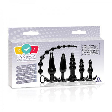 Try-curious Anal Plug Kit Black