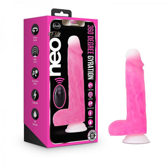 Neo Elite - Roxy - 8-inch Gyrating Dildo - Pink