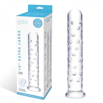 Glas Extra-large Glass Dildo 10 In.