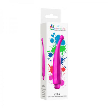 Luminous Lyra Abs Bullet With Silicone Sleeve 10 Speeds Fuchsia