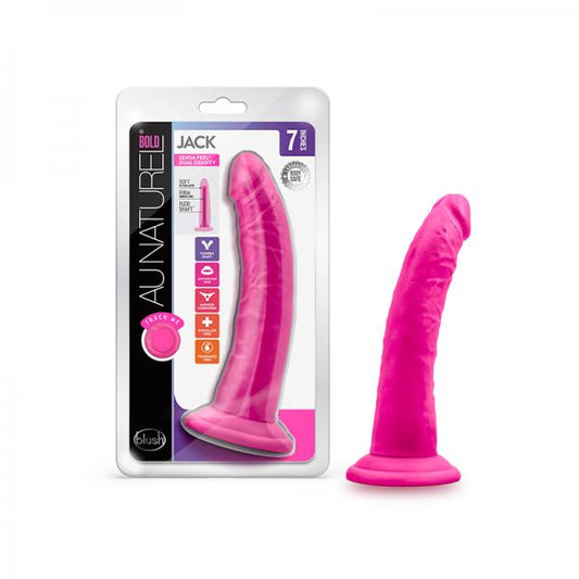 Au Naturel Bold Jack Dildo 7 In. Pink