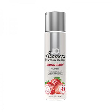 Jo Aromatix Strawberry Massage Oil 4 Oz.