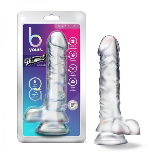 B Yours Diamond Dazzle 8 In. Clear