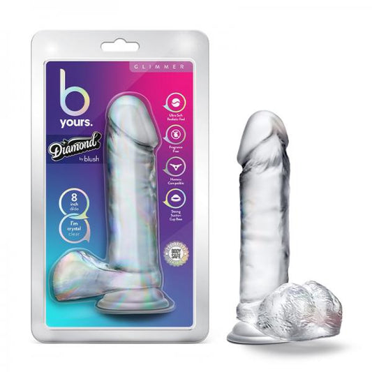 B Yours Diamond Glimmer 8 In. Clear