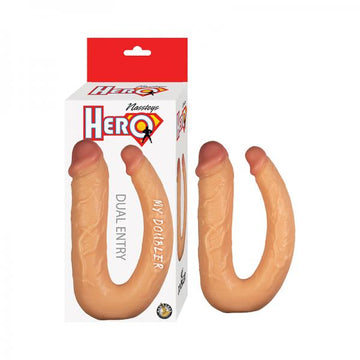 Hero My Doubler Double-ended Dildo White