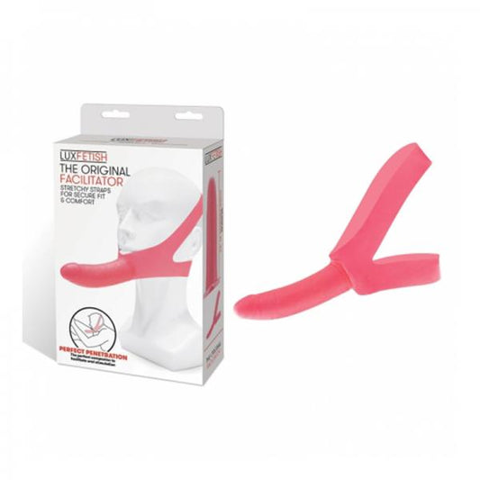 Lux Fetish The Original Facilitator Chin Strap-on - Pink