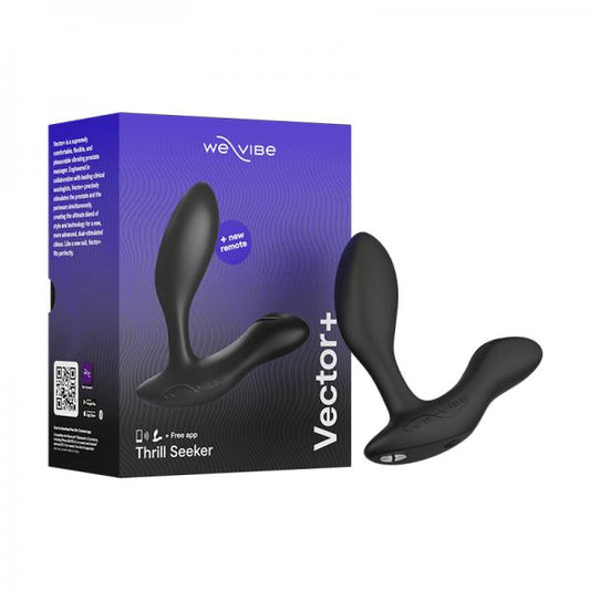 We-vibe Vector+ Prostate Massager Charcoal Black