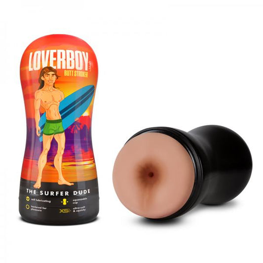 Loverboy The Surfer Dude Self-lubricating Anal Stroker Beige