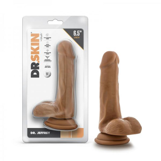 Dr. Skin Dr. Jeffrey 6.5 In. Dildo With Balls Tan