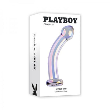 Playboy Jewels King Glass Dildo