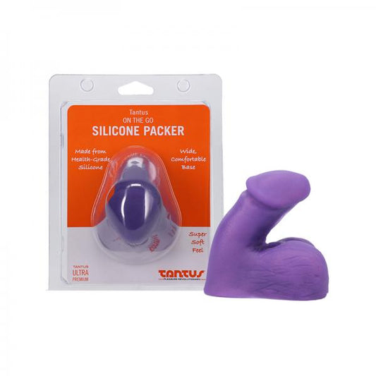 Tantus On The Go Silicone Packer Amethyst (clamshell)