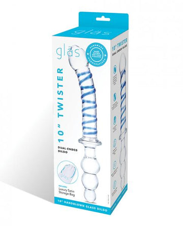 Glas 10 Twister Dual-ended Dildo "