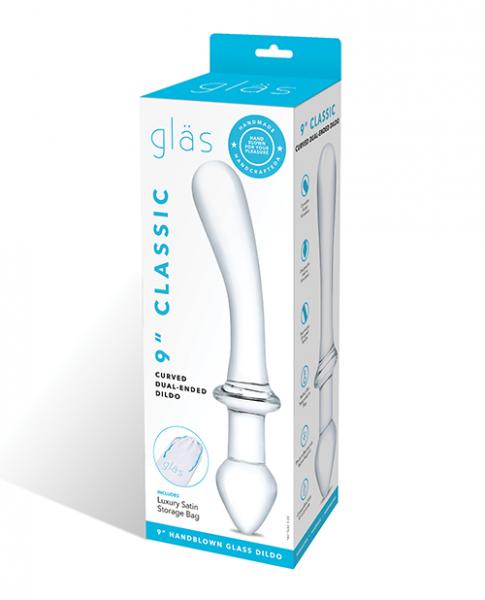 Glas 9 Classic Curved Dual- Ended Dildo 