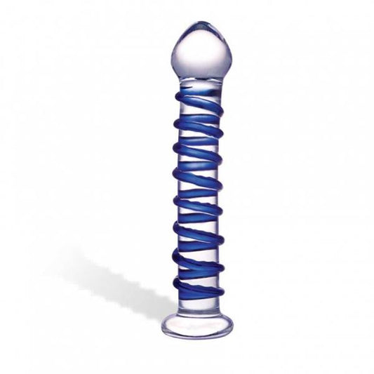 Glas Blue Spiral Glass Wand