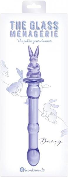 Glass Menagerie Rabbit Purple