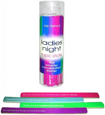 Ladies Night Topic Sticks Game