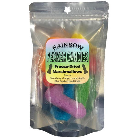 Freeze Dried Rainbow Pecker Candies