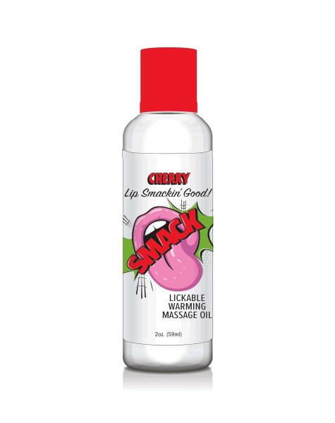 Smack Cherry 2 Oz Warming Massage Oil