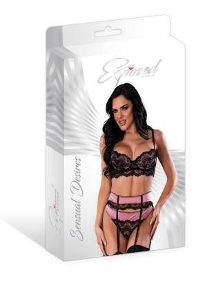 Sensual Desires Bra Cincher & Thong Mauve 2xl